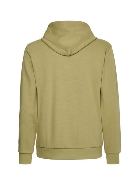 INTERLOCK MICRO LOGO HOODIE sage