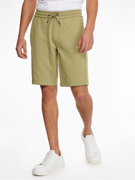 INTERLOCK MICRO LOGO SWEATSHORTS sage