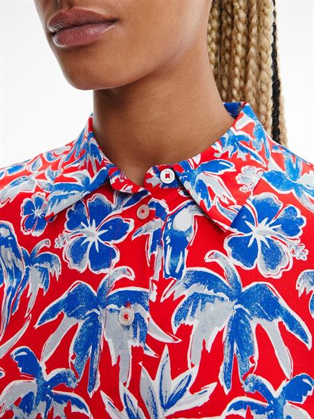 island scarf red