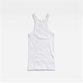 Italian army ultra slim tank top white