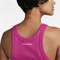 Italian army ultra slim tank top wmn fuchsia red