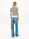 ivory petal-dark n navy stp
