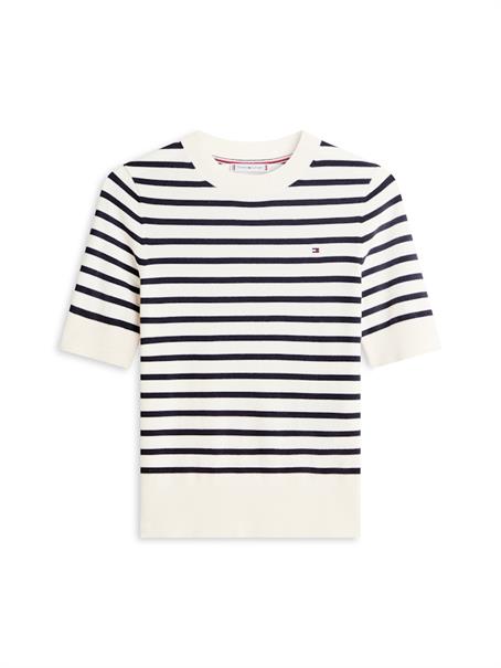 ivory petal-dark n navy stp