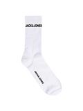 JACBASIC LOGO TENNIS SOCK 5 PACK NOOS white