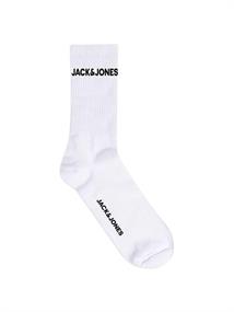 JACBASIC LOGO TENNIS SOCK 5 PACK NOOS white