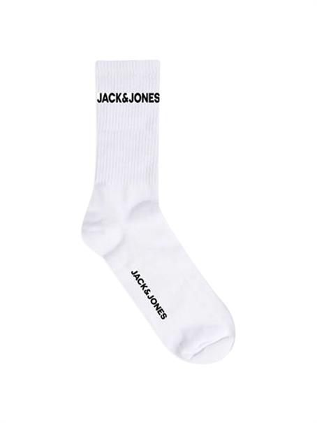JACBASIC LOGO TENNIS SOCK 5 PACK NOOS white