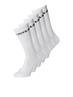 JACBASIC LOGO TENNIS SOCK 5 PACK NOOS white