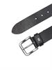 JACFLAG LEATHER BELT 4 CM NOOS schwarz1