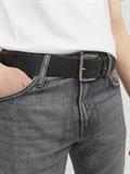 JACFLAG LEATHER BELT 4 CM NOOS schwarz1