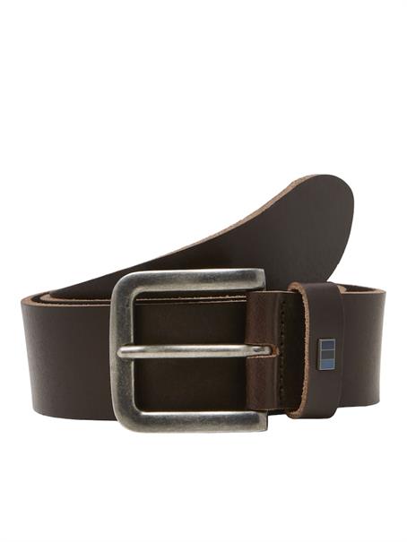 JACFLAG LEATHER BELT 4 CM NOOS schwarz2