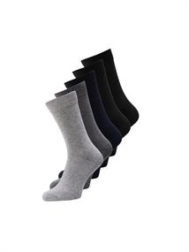 JACJENS SOCK 5 PACK NOOS dark grey melange1