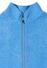 Jacke aus Teddy-Material mit Zipper fountain blue