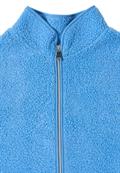Jacke aus Teddy-Material mit Zipper fountain blue