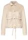 Jacke aus Velours mit Knopfleiste clay sand