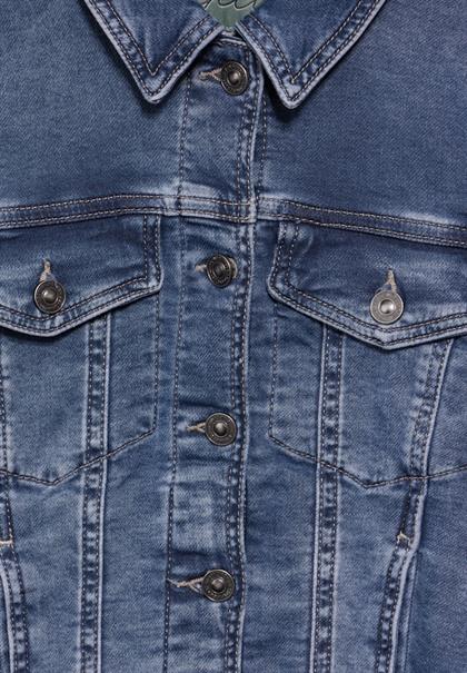 Jacke im Jeans-Look soft medium washed