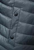 Jacke im Materialmix slate grey