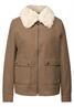 Jacke in Woll-Optik cookie brown
