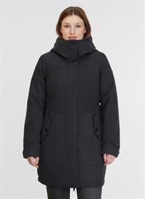 Jacke "Jannisa Coat" 3012 dark grey