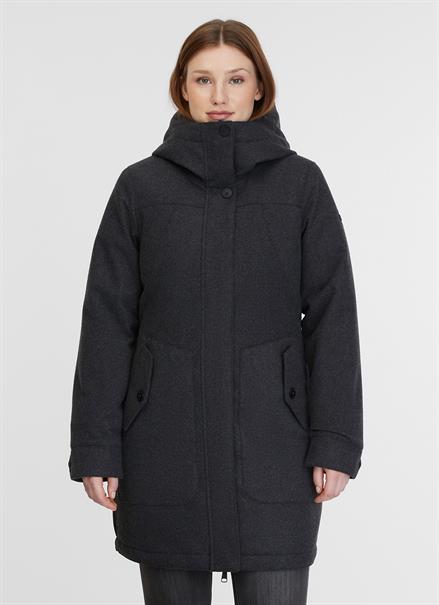 Jacke "Jannisa Coat" 3012 dark grey