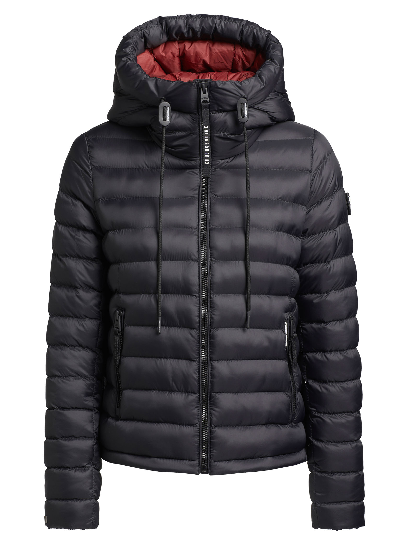 Khujo Damen Jacke Lovina Shine Black1 - leichte steppjacke