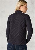 Jacke mit 3D Strukturmuster deep charcoal grey