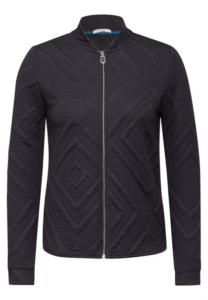 Jacke mit 3D Strukturmuster deep charcoal grey
