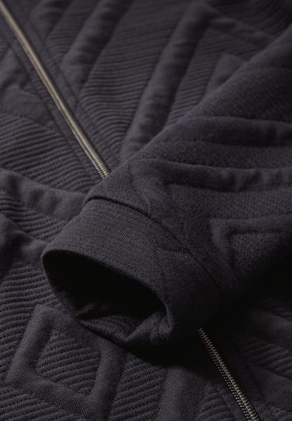 Jacke mit 3D Strukturmuster deep charcoal grey