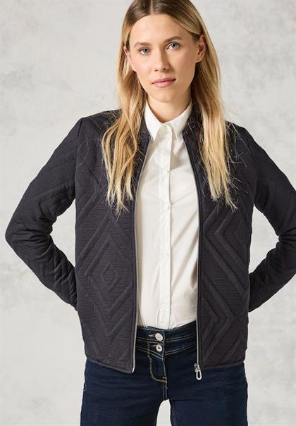 Jacke mit 3D Strukturmuster deep charcoal grey