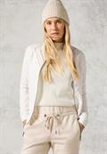 Jacke mit 3D Strukturmuster vanilla white