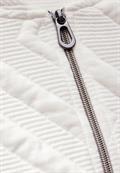Jacke mit 3D Strukturmuster vanilla white
