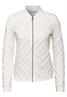Jacke mit 3D Strukturmuster vanilla white