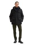 Jacke mit abnehmbarer Kapuze black