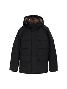 Jacke mit abnehmbarer Kapuze black