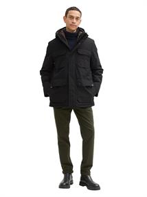 Jacke mit abnehmbarer Kapuze black
