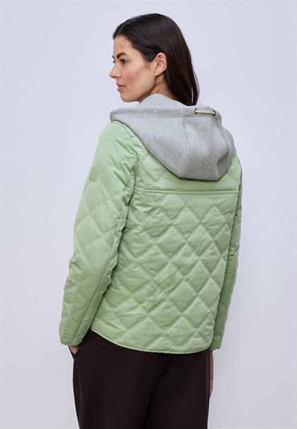 Jacke mit abnehmbarer Kapuze bright pistachio