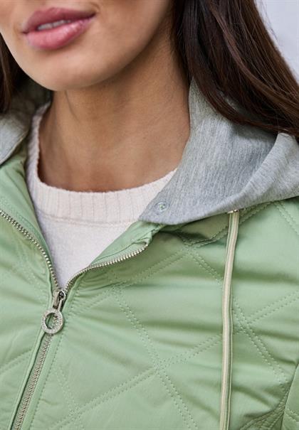 Jacke mit abnehmbarer Kapuze bright pistachio