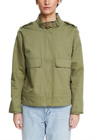 Jacke mit dekorativen Patten light khaki