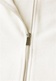 Jacke mit feiner Struktur off white