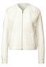 Jacke mit feiner Struktur off white