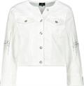 Jacke mit Fransen weiß