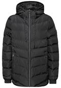 Jacke mit geklebten Nähten black
