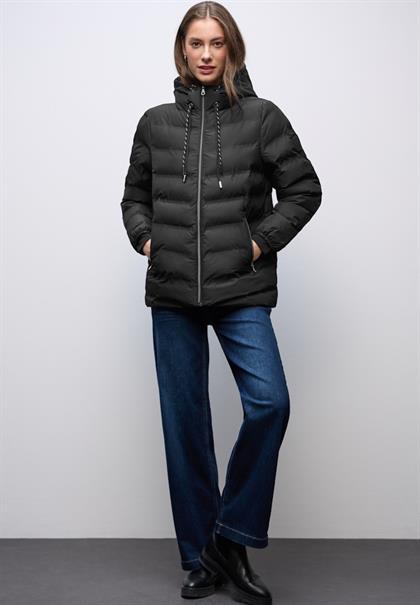 Jacke mit geklebten Nähten black