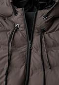 Jacke mit geklebten Nähten nomad brown