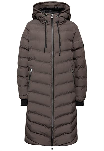 Jacke mit geklebten Nähten nomad brown