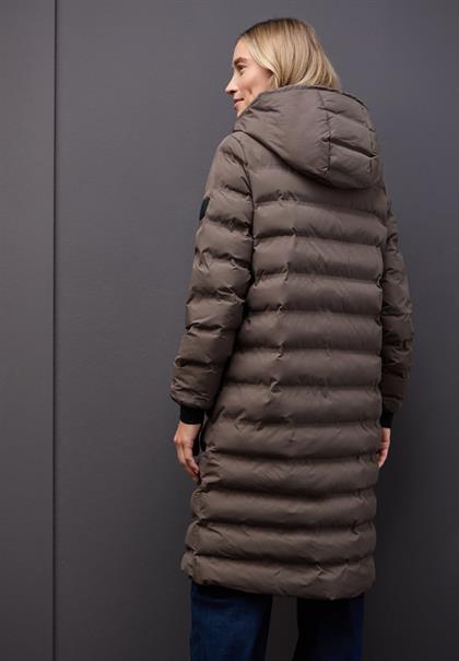 Jacke mit geklebten Nähten nomad brown