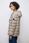 Jacke mit geklebten Nähten smooth champagne