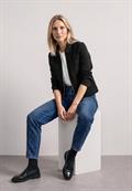 Jacke mit Hemdkragen und Brusttaschen black