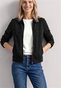 Jacke mit Hemdkragen und Brusttaschen black