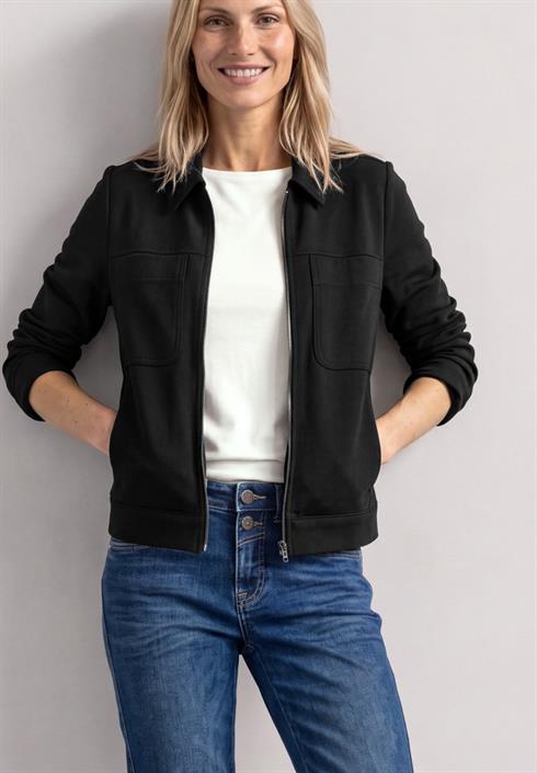 jacke-mit-hemdkragen-und-brusttaschen-black