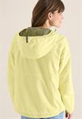 Jacke mit Kapuze und Tunnelzug iced yellow